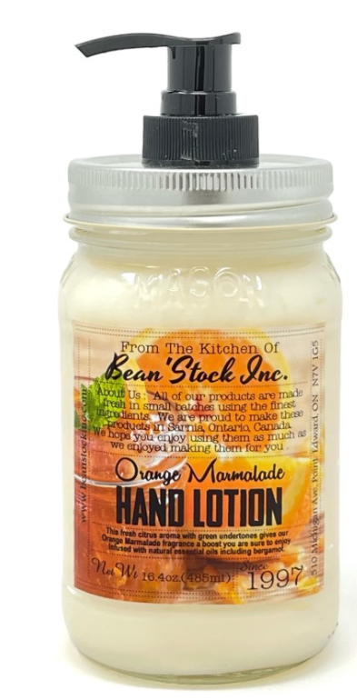 Orange Marmalade Hand Lotion - Mason Jar Collection