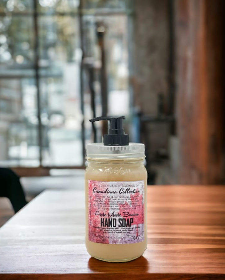 Canadiana Collection Apple maple Bourbon Hand Soap