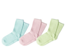 Load image into Gallery viewer, Lemon Lavender Aloe Socks - Assorted Colors
