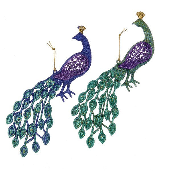 Colorful Peacock Ornament - Assorted