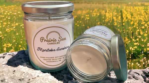 Prairie Sun Candles Manitoba Sunshine -16oz Jar Candle