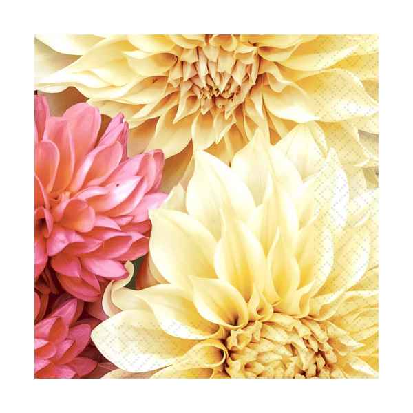 Soft Dahlias Napkins