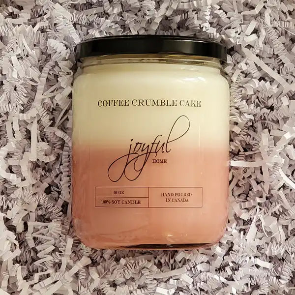 Coffee Crumble Cake - Soy Candle - 16oz