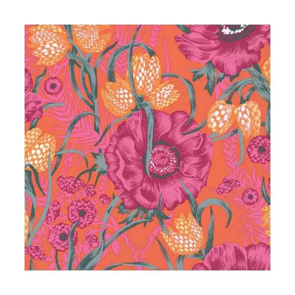 Kiovan Red Floral Napkins