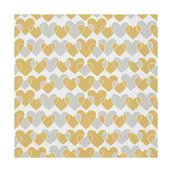 Endless Hearts Lunch Napkins