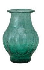 Mini Handblown Glass Vase - Turquoise