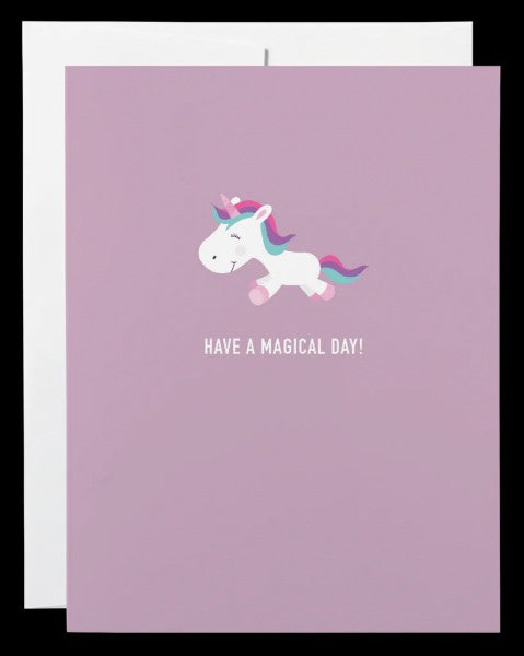 Have A Magical Day Unicorn Birthday Card