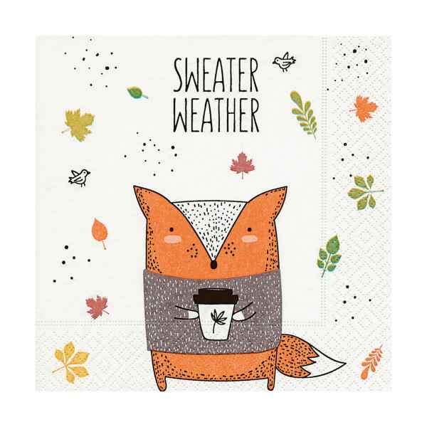 Sweater Weather Lunch Napkins