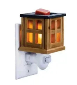 Wood Lantern Pluggable Fragrance Warmer