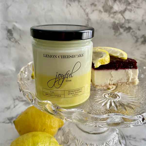 Lemon Cheesecake Soy Candle 8oz