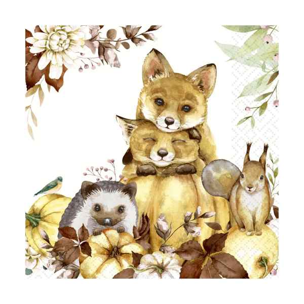 Wildlife Cuteness Lunch Napkins