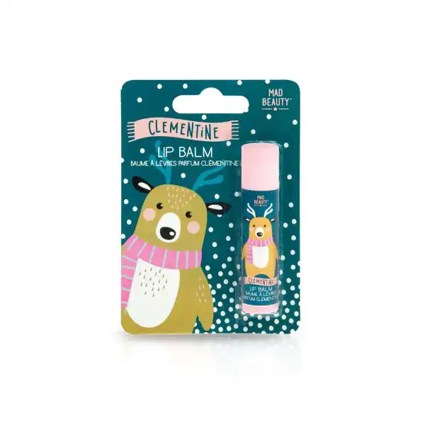 I Love Christmas Reindeer Lip Balm - Clementine