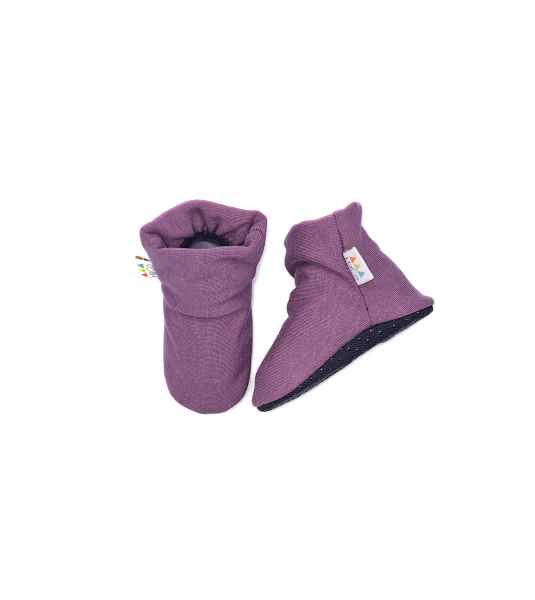 HaCo Baby Booties - Purple Bamboo - Size 4