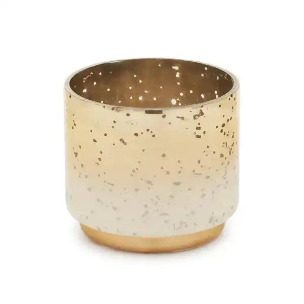 Gold Ombre Glass Candle Holder