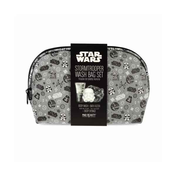 Disney Star Wars - Wash Bag Set with Body Wash, Body Puff & Bath Fizzer