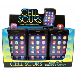 Cell Phone Tin - Fruit Flavored Sour Candy