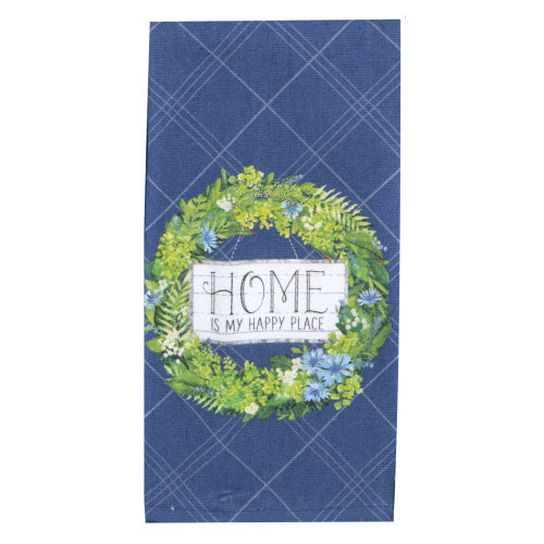 Home is My Happy Place Dual Purpose Terry Tea Towel