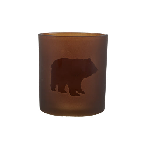 Bear Candle Holder - Amber