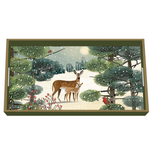 Holiday Meadow Wooden Tray