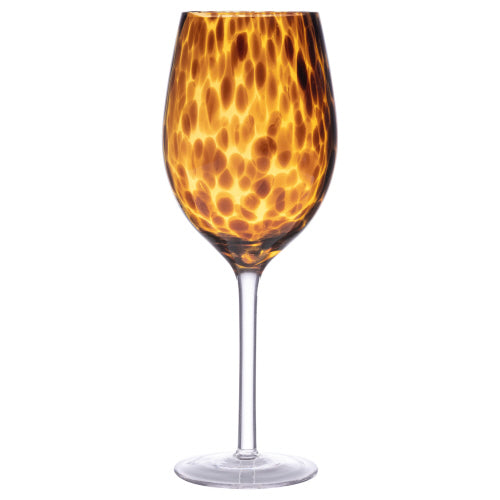 Tortoiseshell Wine Glass