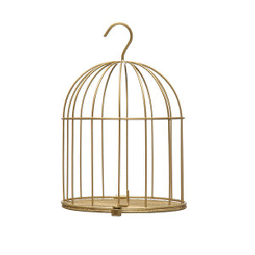 Gold Birdcage Decor