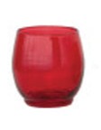 Red Glass/ Votive Holder