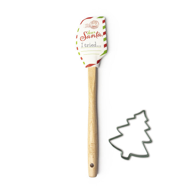 Dear Santa I tried Spatula and Cookie Cutter Gift Set