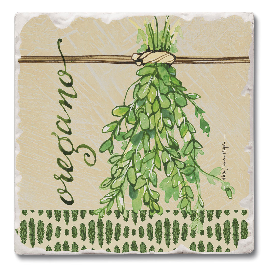 Oregano - Stoneware Coaster