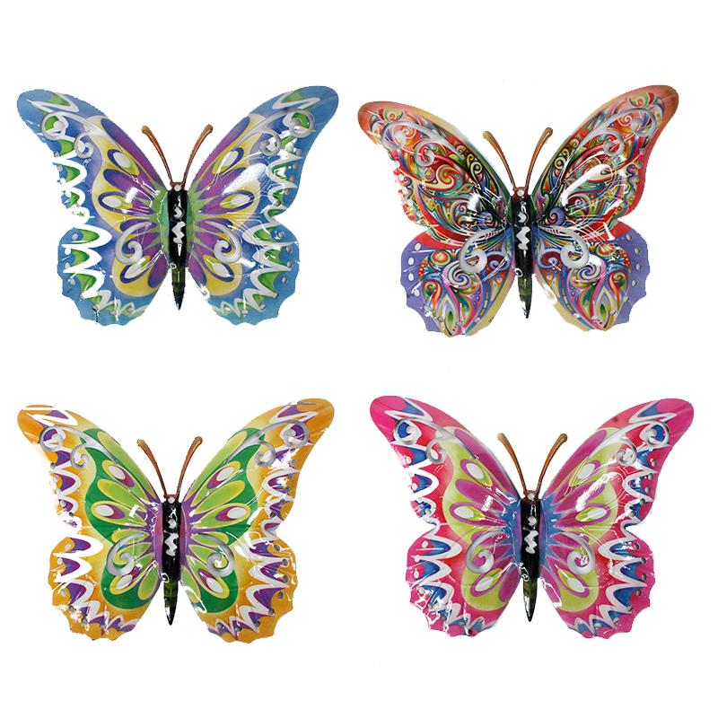 Color Burst Butterfly - Metal Wall Decor
