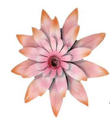 3D Flower Wall Decor - Coral Pink
