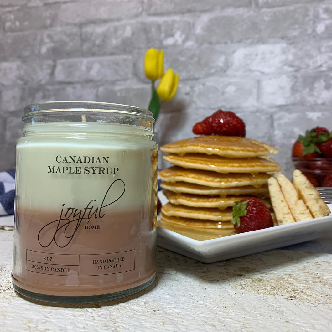 Joyful Home Canadian Maple Syrup Candle - 8oz