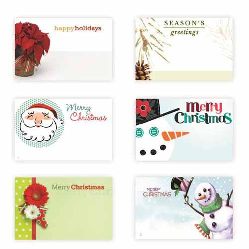 Merry Christmas Gift Tag with Envelope
