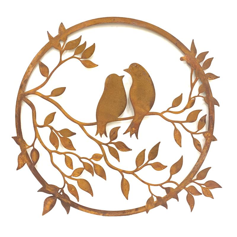 Birds and Branch Metal Wall Decor