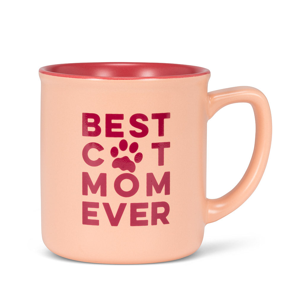 Best Cat Mom Ever Mug - Pink