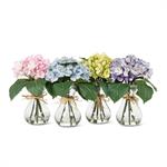 Load image into Gallery viewer, Hydrangea Bouquet in Vase - Assorted Colors
