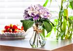 Load image into Gallery viewer, Hydrangea Bouquet in Vase - Assorted Colors
