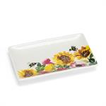 Load image into Gallery viewer, Sunflower &amp; Bees Bone China Tray - 4&quot;x6&quot;
