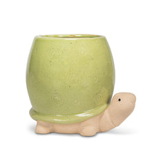 Load image into Gallery viewer, Charming Turtle Planter - Green
