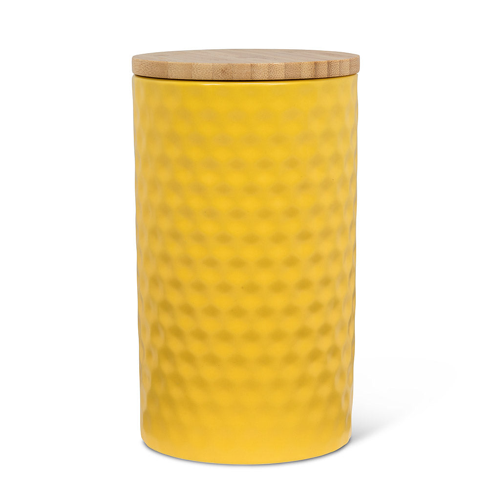 Hexagon Cannister - Yellow - Assorted Sizes