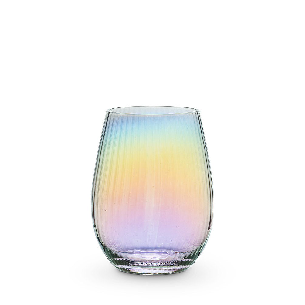 Optic Glass Stemless Goblet