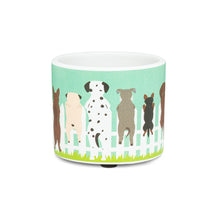 Load image into Gallery viewer, Dogs on Fence Planter - Assorted Sizes
