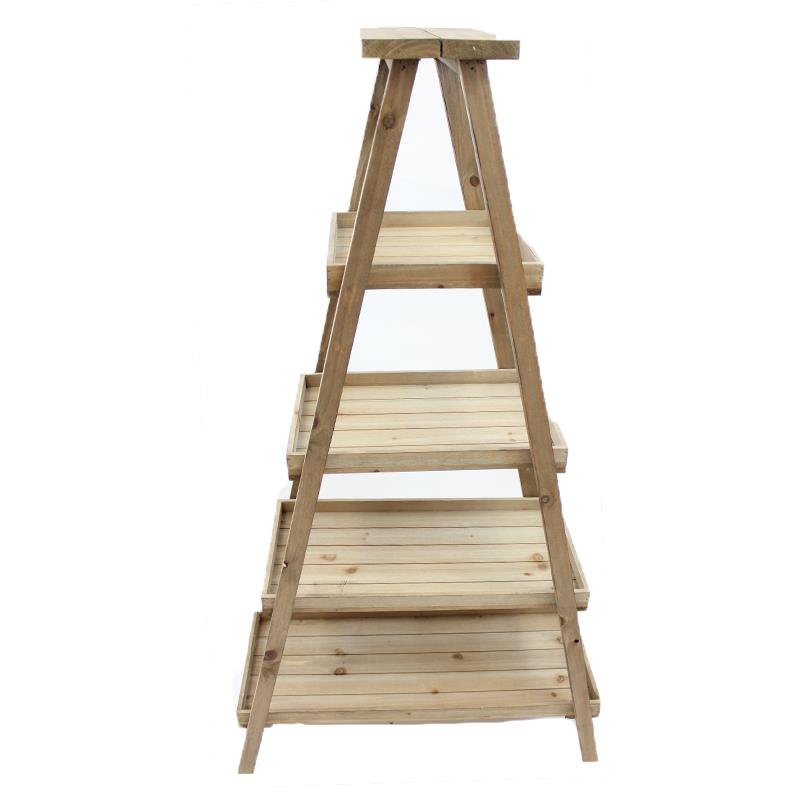 Wooden Ladder Shelf