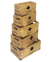 Load image into Gallery viewer, Canadian Wooden Crates - Assorted
