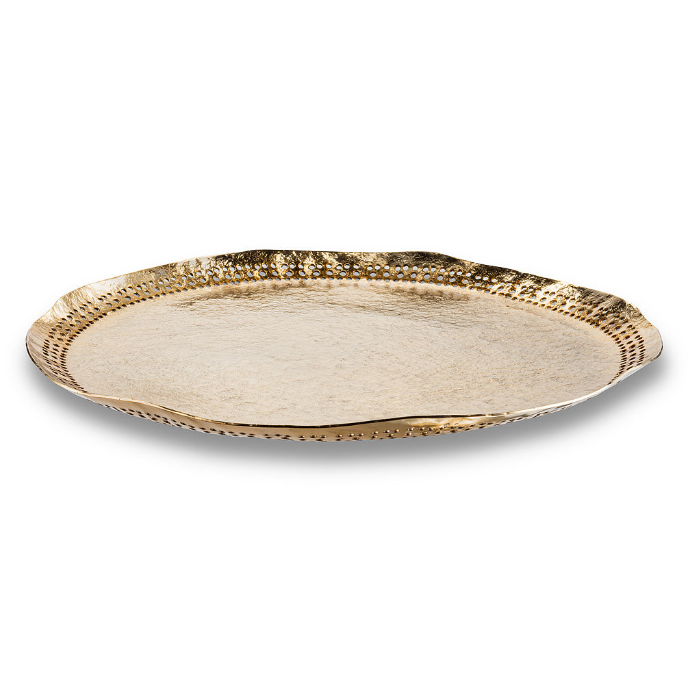 Curved Edge Gold Tray