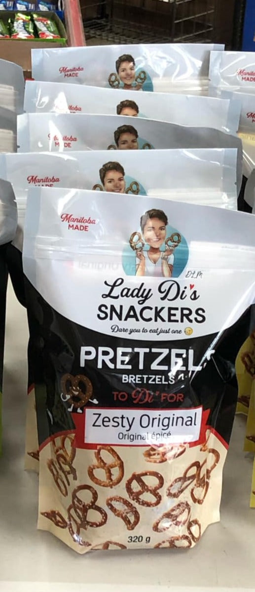 Lady Di's Zesty Original Pretzels - 320g