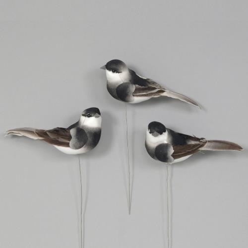 Bird Pick Decor - Black & White