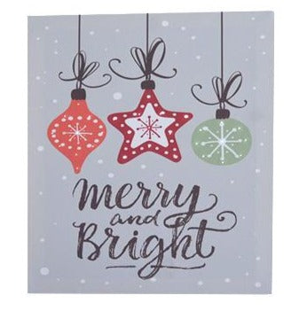 Merry & Bright - Fiber Optic Sign