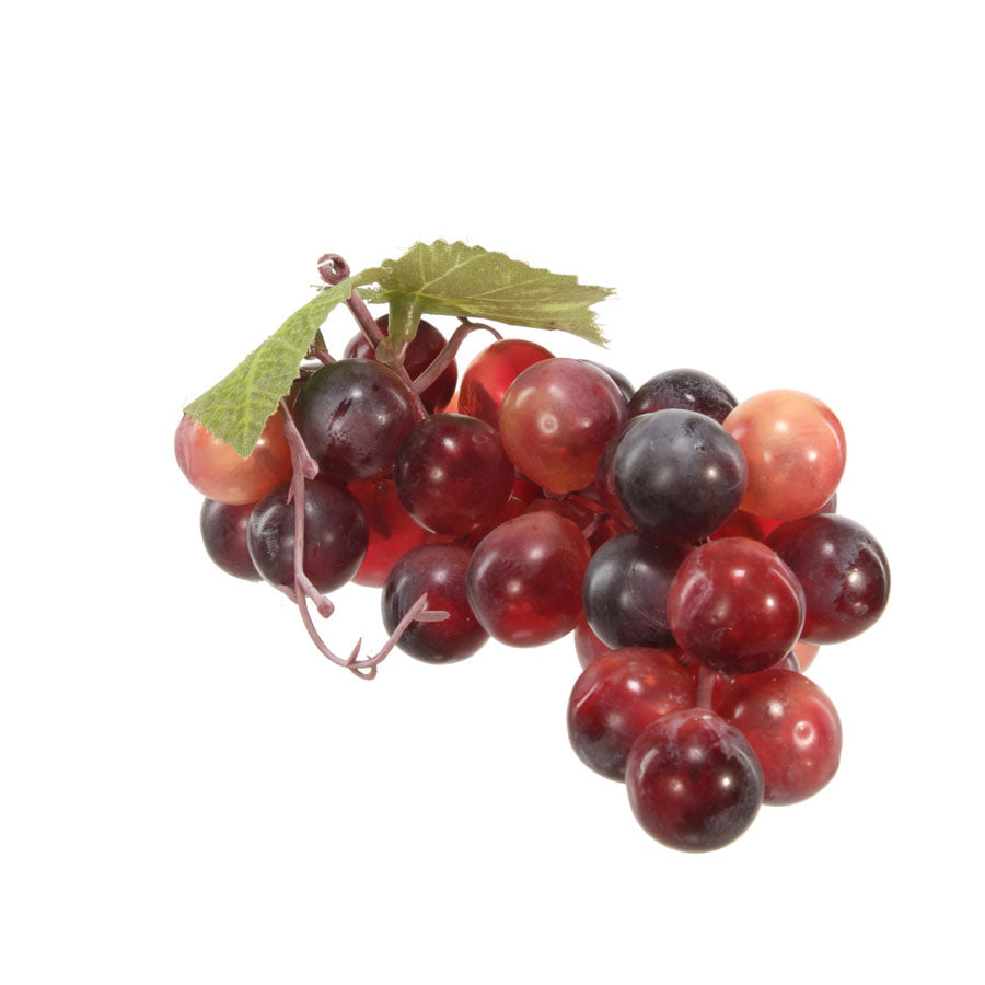 Faux Grape Cluster - Red