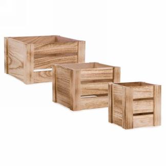 Crate Style Storage Box - Assorted Sizes
