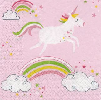 Napkins - Unicorns & Rainbows